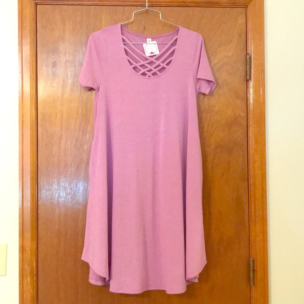 Cross Front T-Shirt Dress